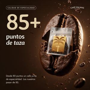 Calidad de especialidad: 85+ puntos de taza