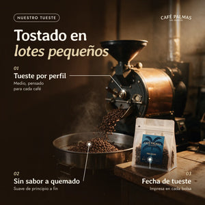 Tostado en lotes pequeños