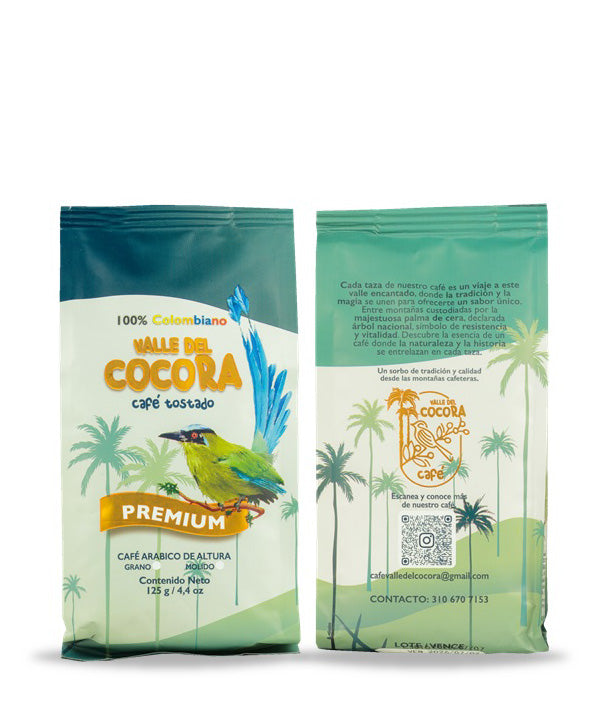 Café Tostado Valle de Cocora Premium 125 g