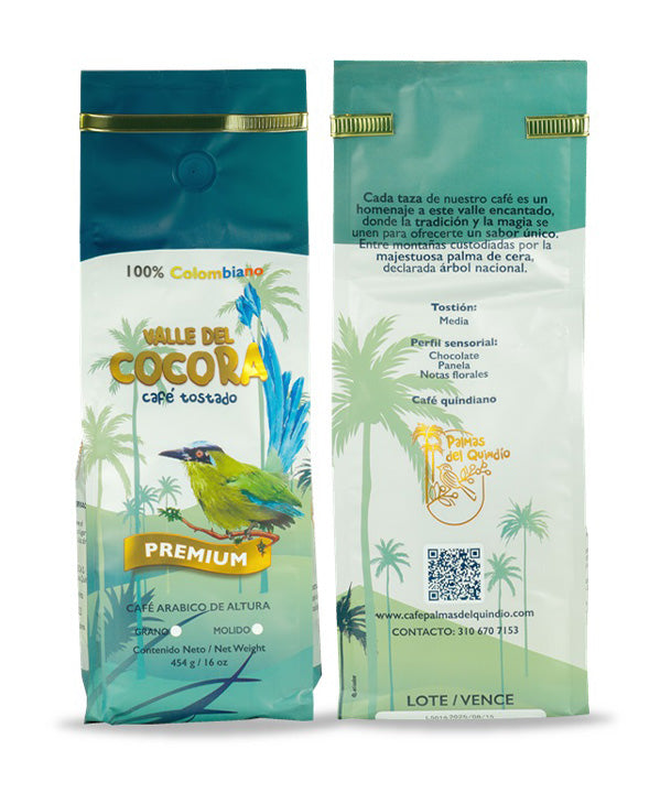 Café Tostado Valle de Cocora Premium 454 g
