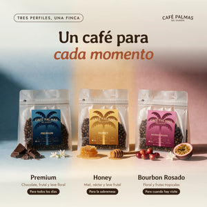 Un café para cada momento: Premium, Honey y Bourbon Rosado